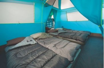 Image of Coleman Tenaya Lake 8-Person Fast Pitch Cabin Tent W/ Closet, Blue, 13 x 9 ft 2000018088