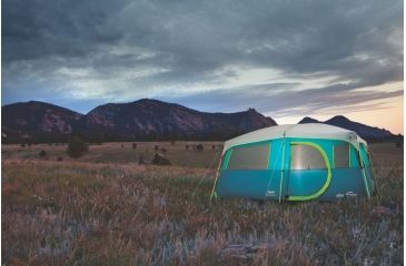 Image of Coleman Tenaya Lake 8-Person Fast Pitch Cabin Tent W/ Closet, Blue, 13 x 9 ft 2000018088
