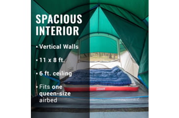 Image of Coleman Tent 4 Person Screened Cabin Evergreen, 2000035607