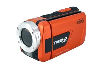 Image of Coleman TrekHD 1080p HD Underwater Camcorder &amp; 16.0 MP Digital Camera, Waterproof to 10 ft, Orange CVW16HD-O
