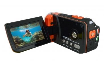 Image of Coleman TrekHD 1080p HD Underwater Camcorder &amp; 16.0 MP Digital Camera, Waterproof to 10 ft, Orange CVW16HD-O