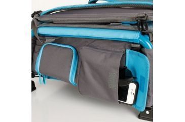 Image of Coleman Treklite Cooler Pack Chair, Built-in 12 Can Cooler, Teal, 14.4 in Seat 2000020321