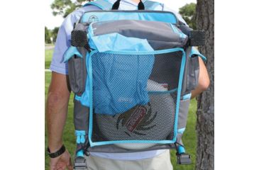 Image of Coleman Treklite Cooler Pack Chair, Built-in 12 Can Cooler, Teal, 14.4 in Seat 2000020321