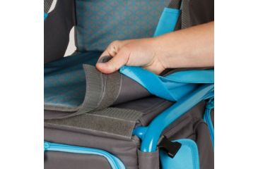 Image of Coleman Treklite Cooler Pack Chair, Built-in 12 Can Cooler, Teal, 14.4 in Seat 2000020321