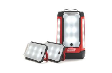 Image of Coleman Trio Pro Panel Li-Ion 600 Lumen LED Lantern, Red/Black, CM1011510001-8