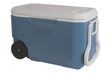 Image of Coleman Xtreme 5 - 62 Quart  Wheeled Cooler  , 5862, Blue / White, Holds 95 Cans 3000004025