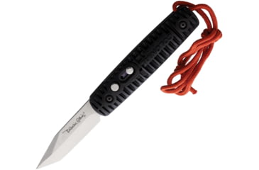 Image of Colonial Auto Ranger Button Lock Automatic Folding Knives 2.75in, Tanto Blade, Black Grooved Polymer Handle, COL105
