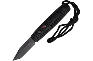 Image of Colonial Auto Ranger Button Lock Automatic Folding Knives 2.75in, Black Finish Stainless Tanto Blade, Black Handle, COL108