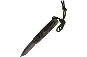 Image of Colonial Auto Ranger Button Lock Automatic Folding Knives 2.75in, Black Oxide Coated Stainless Tanto Blade, Mossy Oak Camo Polymer Handle, COL116