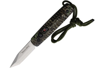 Image of Colonial Auto Ranger Button Lock Automatic Folding Knives 2.75in, Satin Finish Stainless Tanto Blade, Mossy Oak Camo Polymer Handle, COL118