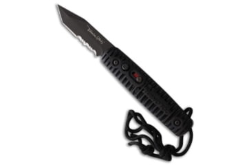 Image of Colonial Knife Co. Colonial Knife Co. Auto Ranger Auto Knife Black Polymer 2.75" Black Serr*DISC*, Black, Stainless Steel, adult, BHQ-236239