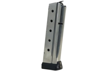 Image of Colt 1912 Combat Officer 10mm 10 Rounds Pistol Magazine Stainless w/Bumper, Steel, 10, SP300808-RP