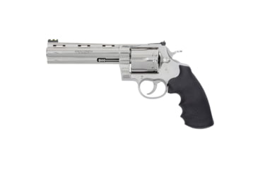 Image of Colt Anaconda Revolver, .44 Remington Magnum, 6in Barrel, Green Front Fiber Optic Sight, Stainless Frame, Rubber Grip, 6 Round Cylinder, ANACONDASP6RFT