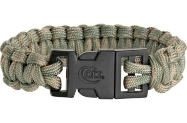 Image of Colt Tactical S.P.E.A.R. Survival Bracelet, single weave.75in release buckle, 7.25in dia, 7.5in cord, acu CT3013