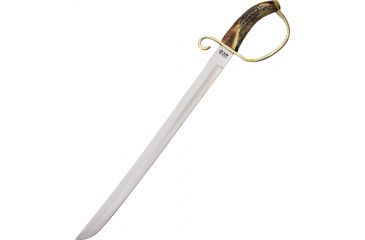Image of Colt D-Guard Short Sword,18in,Stainless Blade,Round Design Stag Handle CT832