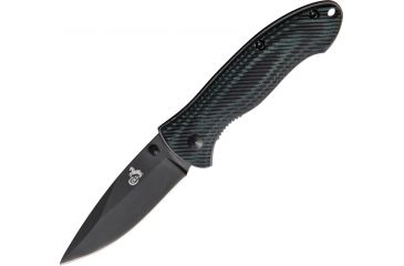 Image of Colt Good To Go II Linerlock Folding Knife, 2.5in, Stainless Blade, Black/Green Micarta Handle CT509