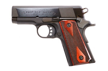 Image of Colt New Agent Pistol, .45 ACP, 3 in barrel, aluminum alloy frame, Double Diamond Slim Fit grip, recoil operated semi-automatic, snag free trench style, single action trigger, 7 round magazine, NA-45-1-FRRMPG
