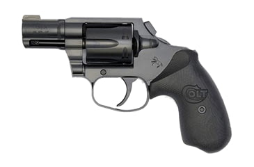 Image of Colt Night Cobra Revolver, .38 Special +P, 2.1 in barrel, stainless steel frame, custom VZ G10 grip, revolving chamber, tritium front, fixed notch rear, 6 round cylinder, Night Cobra-1-FRRMPG