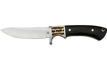 Image of Colt Skinner Fixed Blade Knife, 3.75in, Stainless Blade, Dark Brown Wood Bone Handle CT356