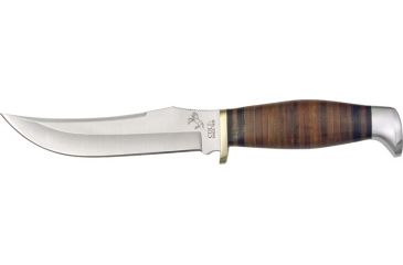 Image of Colt Skinner Fixed Blade Knife, 5.625in, Skinner Blade, Stacked Leather Handle CT295