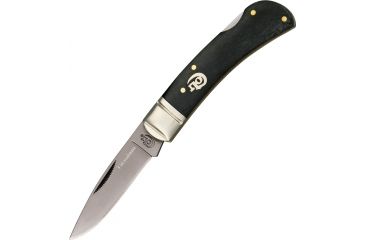 Image of Colt Titanium Series Folding Knife, 2.25in, Titanium Drop Point, Black Smooth Bone Handle CT574