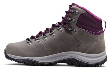 Image of Columbia 100MW Titanium Outdry Hiking Boots - Womens, Ti Grey Steel, Black Cherry, Medium, 10, 1867861033-10