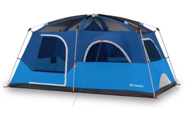 Image of Columbia 8 Person Mammoth Creek Cabin Tent, Blue/Dark Blue/Graphite/Gray/Orange, 30639