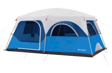 Image of Columbia 8 Person Mammoth Creek Cabin Tent, Blue/Dark Blue/Graphite/Gray/Orange, 30639