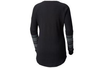 Image of Columbia Along the Gorge Printed Crew, Black, S - Womens, 1803441010-S