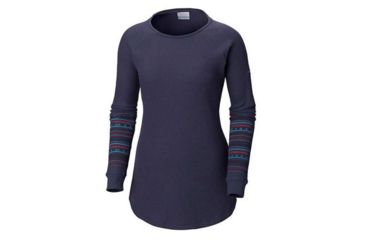 Image of Columbia Along the Gorge Printed Crew, Nocturnal, 3X - Womens, 1803442466-3X