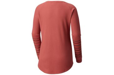 Image of Columbia Along the Gorge Printed Crew, Rose Dust, 1X - Womens, 1803442677-1X