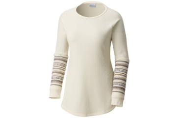 Image of Columbia Along the Gorge Printed Crew Top - Womens, Light Bisque, Small, 1803441106-S