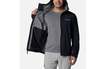 Image of Columbia Ampli-Dry II Shell Jacket - Mens, Black, Extra Large, 2071061010-XL