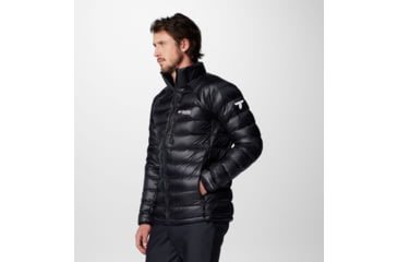 Image of Columbia Arctic Crest Down Jacket - Mens, Black, Medium, 2088781010-M