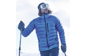 Image of Columbia Arctic Crest Down Jacket - Mens, Mountain Blue, Medium, 2088781433-M