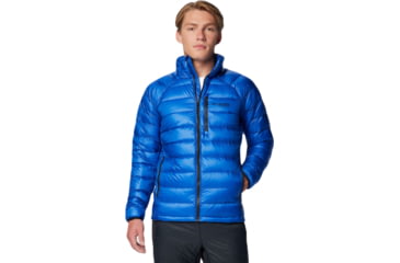 Image of Columbia Arctic Crest Down Jacket - Mens, Mountain Blue, Medium, 2088781433-M