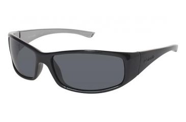 Image of Columbia Auburn Polarized Sunglasses - Frame Metallic Silver/Black, Size 62/15mm CBAUBURNPZ623