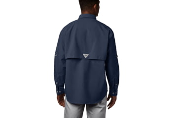 Image of Columbia Bahama II Long Sleeve Shirt - Mens, Collegiate Navy, Extra Small, 101162-464-XS