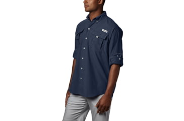 Image of Columbia Bahama II Long Sleeve Shirt - Mens, Collegiate Navy, Extra Small, 101162-464-XS
