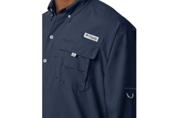Image of Columbia Bahama II Long Sleeve Shirt - Mens, Collegiate Navy, Extra Small, 101162-464-XS