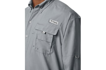 Image of Columbia Bahama II Long Sleeve Shirt - Mens, Cool Grey, Extra Small, 101162-019-XS