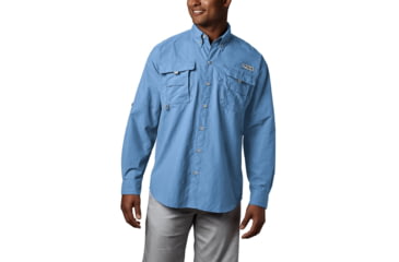 Image of Columbia Bahama II Long Sleeve Shirt - Mens, Sail, Extra Small, 101162-486-XS