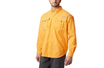 Image of Columbia Bahama II Long Sleeve Shirt - Mens, Summer Orange, Extra Small, 101162-841-XS