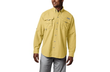 Image of Columbia Bahama II Long Sleeve Shirt - Mens, Sunlit, Small, 101162-707-S