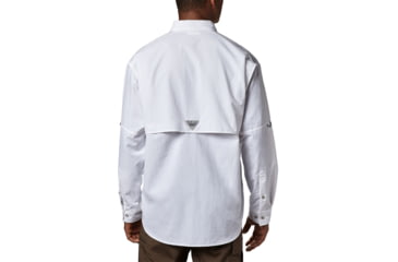 Image of Columbia Bahama II Long Sleeve Shirt - Mens, White, Extra Small, 101162-100-XS