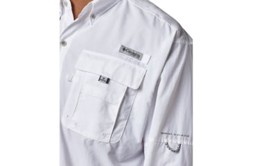 Image of Columbia Bahama II Long Sleeve Shirt - Mens, White, Extra Small, 101162-100-XS
