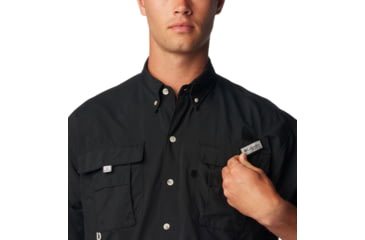 Image of Columbia Bahama II Short Sleeve Shirt - Mens, Black, 2XS, 1011651010BLACKXXS