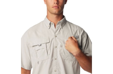 Image of Columbia Bahama II Short Sleeve Shirt - Mens, Cool Grey, 2XS, 1011651019Cool GreyXXS