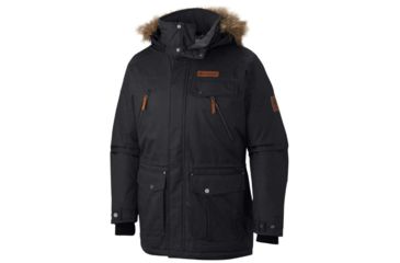 Image of Columbia Barlow Pass 550 TurboDown Jacket - Men's-Black-XX-Large