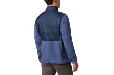 Image of Columbia Basin Butte Fleece Full Zip - Mens, Dark Mountain, Collegiate Navy, Small, 1861601478-S
